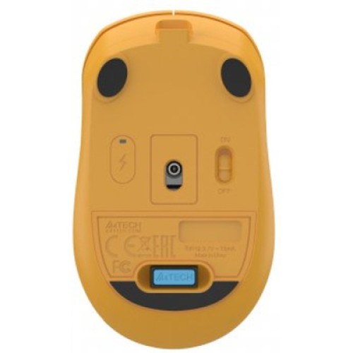 Мышка A4Tech FG15CS Air2 Wireless Yellow (4711421001236)