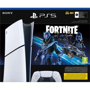 Ігрова консоль Sony Playstation 5 Slim Digital Edition 1TB (Fortnite Cobalt Star Bundle) (1000045170)