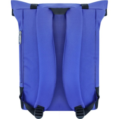 Рюкзак для ноутбука Bagland 15" Holder 25L, roll top, 0051666, blue/black (1065919121)