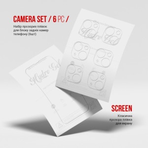 Пленка защитная Armorstandart Kit Clear Screen + Camera Apple iPhone 16 Pro (ARM80717)
