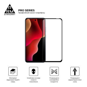 Стекло защитное Armorstandart Pro Infinix Hot 50i / Smart 9 Black (ARM80936)