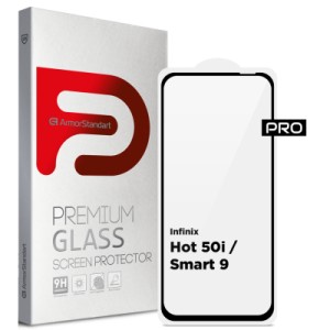 Стекло защитное Armorstandart Pro Infinix Hot 50i / Smart 9 Black (ARM80936)