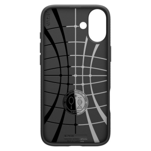Чехол для мобильного телефона Spigen iPhone 16 Plus Liquid Air Matte Black (ACS08066)