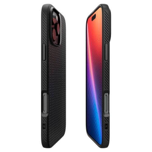 Чехол для мобильного телефона Spigen iPhone 16 Pro Liquid Air Matte Black (ACS08117)