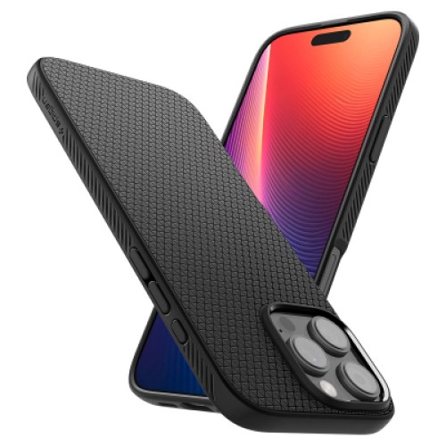 Чехол для мобильного телефона Spigen iPhone 16 Pro Liquid Air Matte Black (ACS08117)