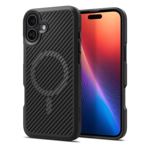 Чехол для мобильного телефона Spigen iPhone 16 Core Armor MagFit Matte Black (ACS08221)