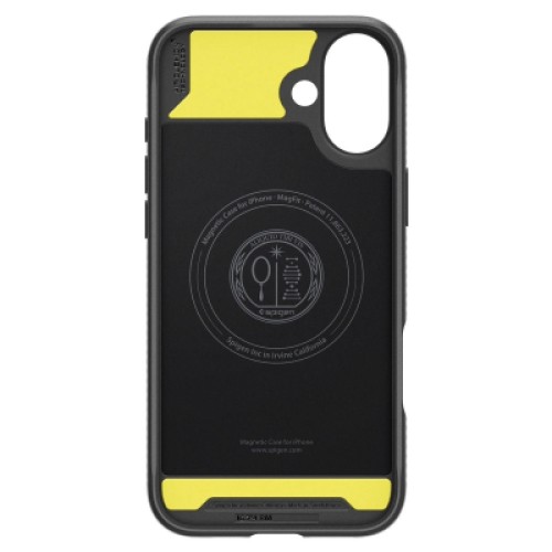 Чехол для мобильного телефона Spigen iPhone 16 Rugged Armor MagFit Matte Black (ACS08214)