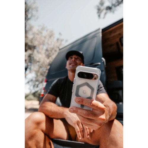 Чехол для мобильного телефона UAG Google Pixel 9 Pro Plyo Pro Magnetic Ice/Silver (614458114333)