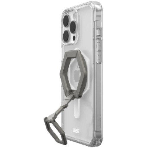 Чехол для мобильного телефона UAG Apple iPhone 16 Pro Max Plyo MagSafe Ice White/Titanium Stand (1144811BV01)