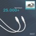 Дата кабель USB-C to Lightning 2.0m USB 2.0 60W silicone white Digitus (AK-600110-020-W)