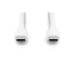 Дата кабель USB-C to USB-C 2.0m USB 2.0 60W silicone white Digitus (AK-300341-020-W)