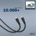 Дата кабель USB-C to USB-C 2.0m USB 3.2 Gen1 5G 100W 4K silicone black Digitus (AK-300342-020-S)