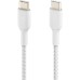 Дата кабель USB-C to USB-C 2.0m 60W White Belkin (CAB004BT2MWH)