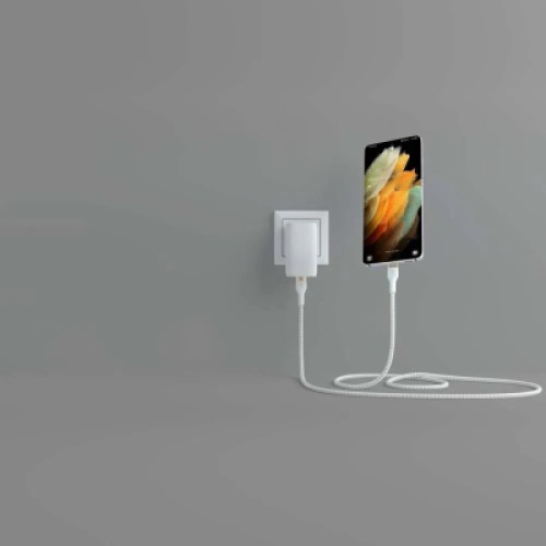 Дата кабель USB-C to USB-C 2.0m 60W White Belkin (CAB011BT2MWH)