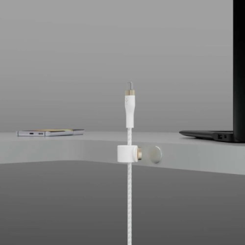 Дата кабель USB-C to USB-C 2.0m 60W White Belkin (CAB011BT2MWH)