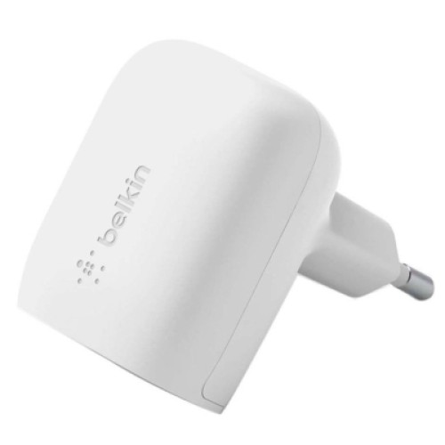 Зарядное устройство Belkin 20W USB-C PD PPS white (WCA006VFWH)