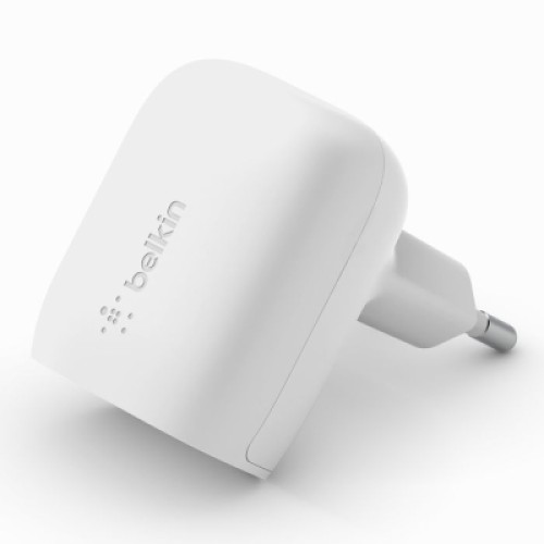 Зарядное устройство Belkin 20W USB-C PD PPS white (WCA006VFWH)