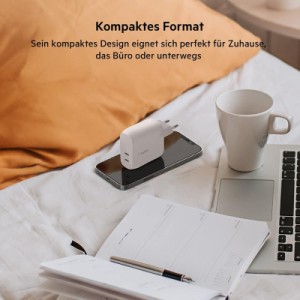 Зарядное устройство Belkin 40W 2хUSB-С PD white (WCB006VFWH)