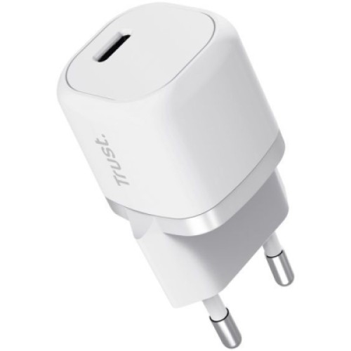 Зарядное устройство Trust Maxo 20W USB-C PD white (25205_TRUST)