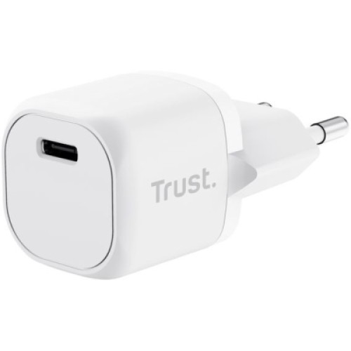 Зарядное устройство Trust Maxo 20W USB-C PD white (25205_TRUST)