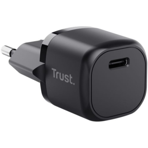 Зарядное устройство Trust Maxo 20W USB-C PD black (25174_TRUST)