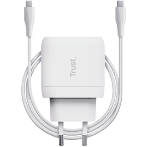 Зарядное устройство Trust Maxo 45W USB-C PD white (25138_TRUST)