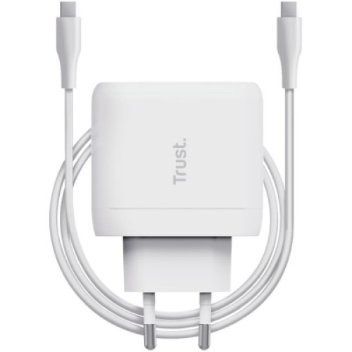 Зарядное устройство Trust Maxo 65W USB-C PD white (25139_TRUST)