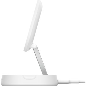 Зарядное устройство Belkin 15W Magnetic Stand Qi2 20W adapter USB-C white (WIA008VFWH)