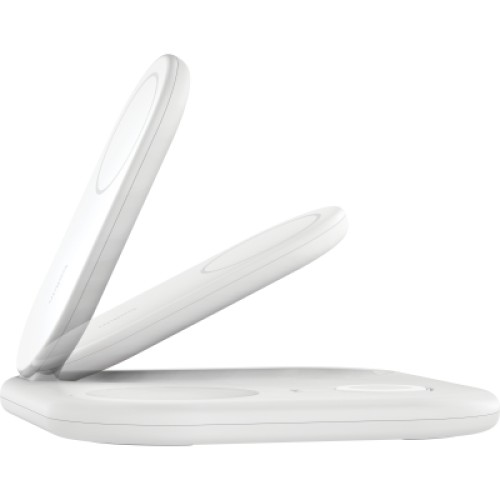 Зарядное устройство Belkin 3in1 Magnetic Foldable iPhone/Watch/AirPods Qi2 15W white (WIZ029VFWH)