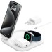 Зарядное устройство Belkin 3in1 Magnetic Foldable iPhone/Watch/AirPods Qi2 15W white (WIZ029VFWH)