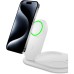 Зарядное устройство Belkin 3in1 Magnetic Foldable iPhone/Watch/AirPods Qi2 15W white (WIZ029VFWH)