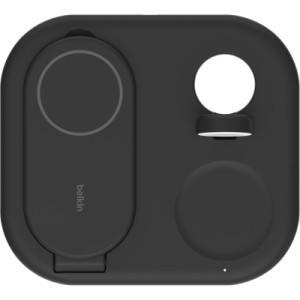 Зарядное устройство Belkin 3in1 Magnetic Foldable iPhone/Watch/AirPods Qi2 15W black (WIZ029VFBK)