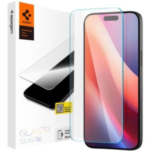 Стекло защитное Spigen iPhone 16 Plus/15 Plus Glas tR SLIM HD (1 Pack) (AGL06890)