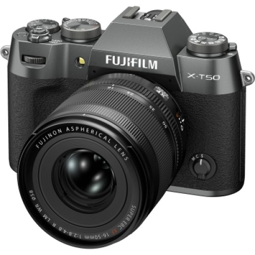 Цифровой фотоаппарат Fujifilm X-T50 + XF16-50mmF2.8-4.8 R LM WR Kit Charcoal silver (16828650)
