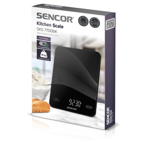 Весы кухонные Sencor SKS7700BK
