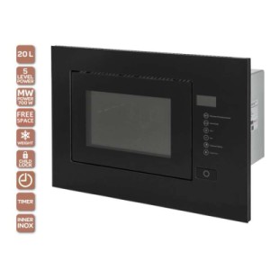 Мікрохвильова піч Ventolux MWBI 20 G BK TC FS