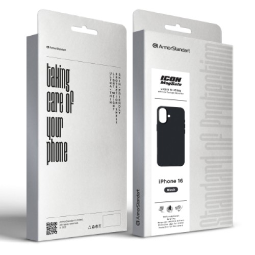Чехол для мобильного телефона Armorstandart ICON2 MagSafe Apple iPhone 16 Black (ARM80211)