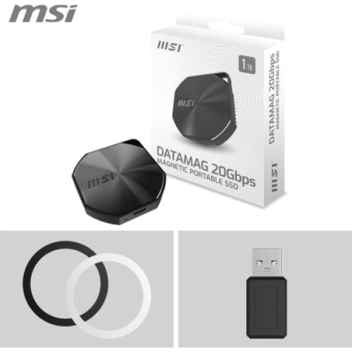 Накопитель SSD USB Type-C 1TB DATAMAG 20Gbps MSI (S78-440L0B0-P83)