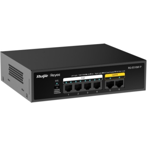 Коммутатор сетевой Ruijie Networks RG-ES106F-P