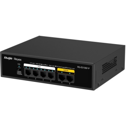 Коммутатор сетевой Ruijie Networks RG-ES106F-P