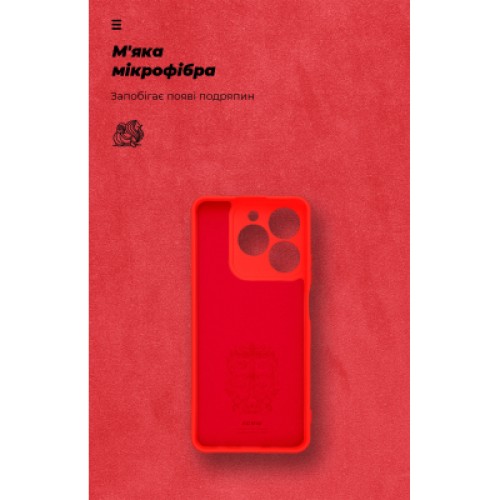 Чехол для мобильного телефона Armorstandart ICON Realme C63 4G / C61 4G Camera cover Red (ARM78461)