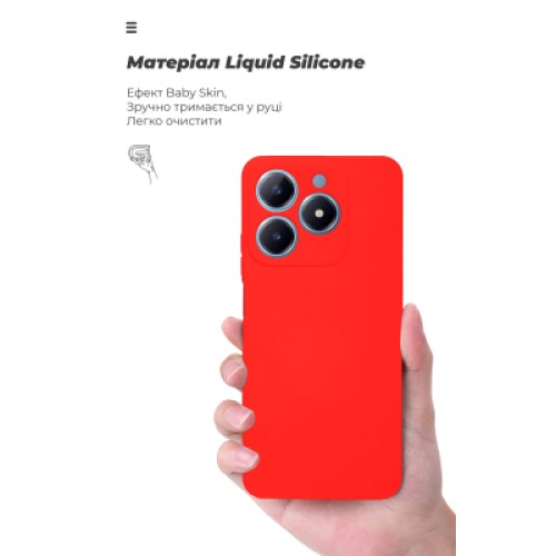 Чехол для мобильного телефона Armorstandart ICON Realme C63 4G / C61 4G Camera cover Red (ARM78461)
