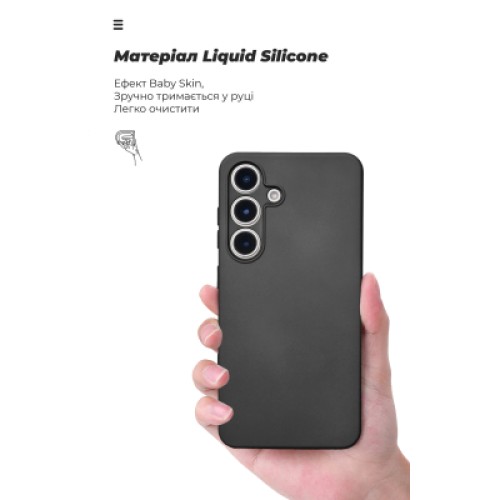 Чехол для мобильного телефона Armorstandart ICON Samsung S25 Camera cover Black (ARM81572)