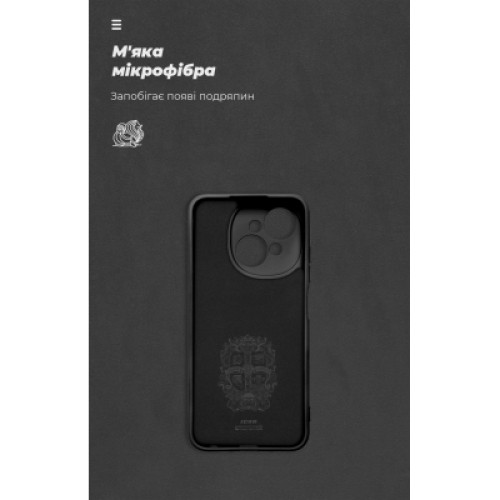 Чехол для мобильного телефона Armorstandart ICON Tecno Spark Go 1 (KL4) Camera cover Black (ARM81215)