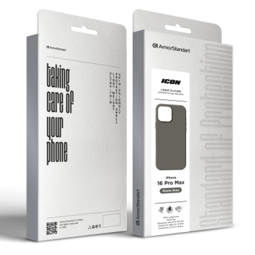 Чехол для мобильного телефона Armorstandart ICON2 Case Apple iPhone 16 Pro Max Stone Grey (ARM81306)