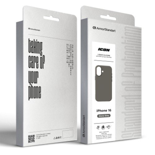 Чехол для мобильного телефона Armorstandart ICON2 Case Apple iPhone 16 Stone Grey (ARM81296)
