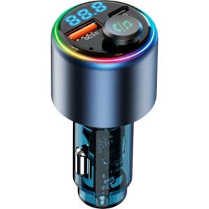 FM модулятор Gelius Play GP-FMT050s (30w PD/QC+ 18w QC)(RGB) (GP-FMT050s)