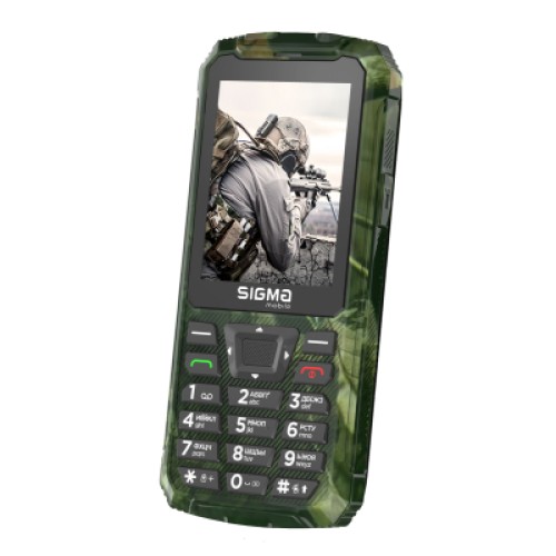 Мобильный телефон Sigma X-treme PR68 Type-C Khaki (4827798122426)