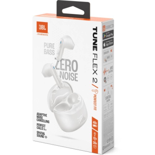 Наушники JBL Tune Flex 2 White (JBLTFLEX2WHT)