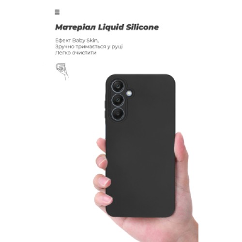 Чехол для мобильного телефона Armorstandart ICON Samsung A25 5G (A256) Camera cover Black (ARM82819)